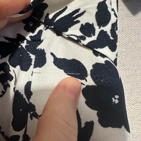 Calvin Klein Floral Print Shirt Dress - size 12P - Picture 8 of 9